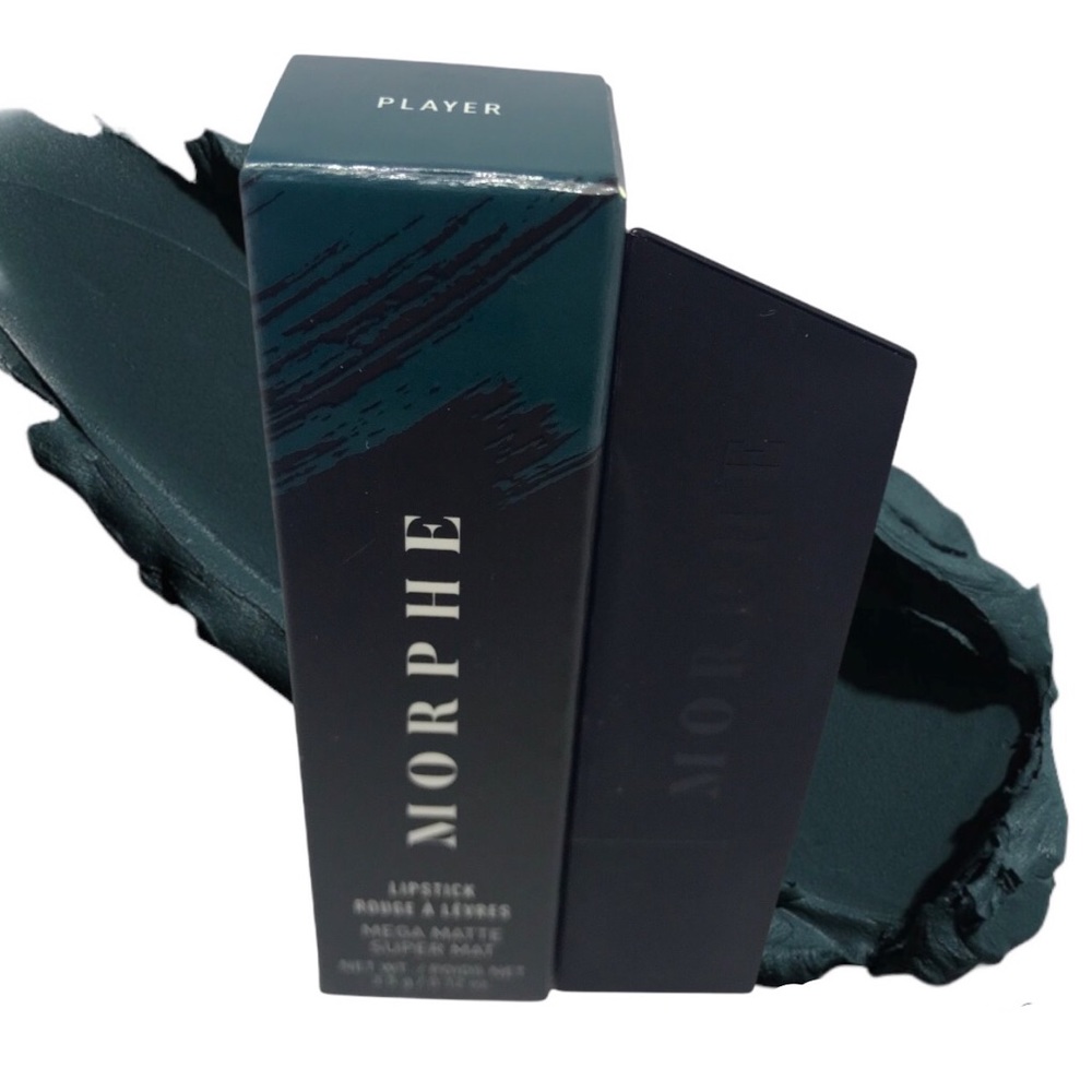 Morphe PLAYER MEGA MATTE LIPSTICK GOTH GRUNGE ULTRA DEEP GREEN NEW IN BOX